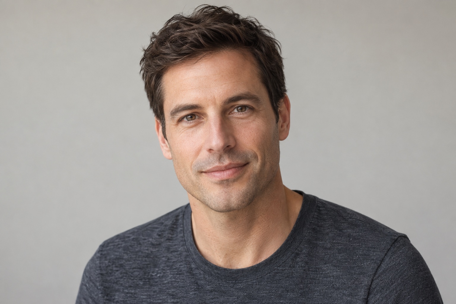 Illustrative portrait of an adult man
