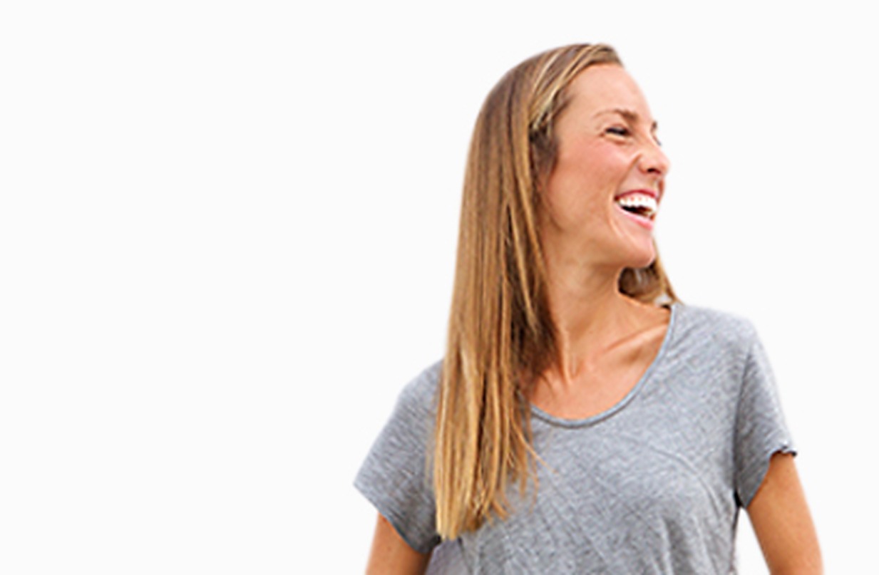 Breast surgery in Berlin – smiling middle-aged woman